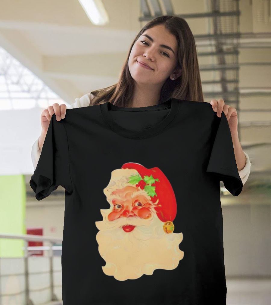Santa Claus Vintage 1960s Christmas Nostalgia T-Shirt