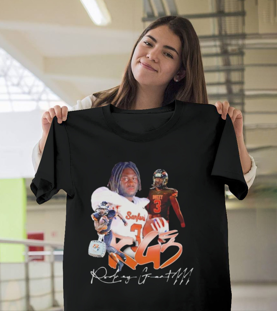 Rockey Grant RG3 Sanford Heavy 3 Football T-Shirt