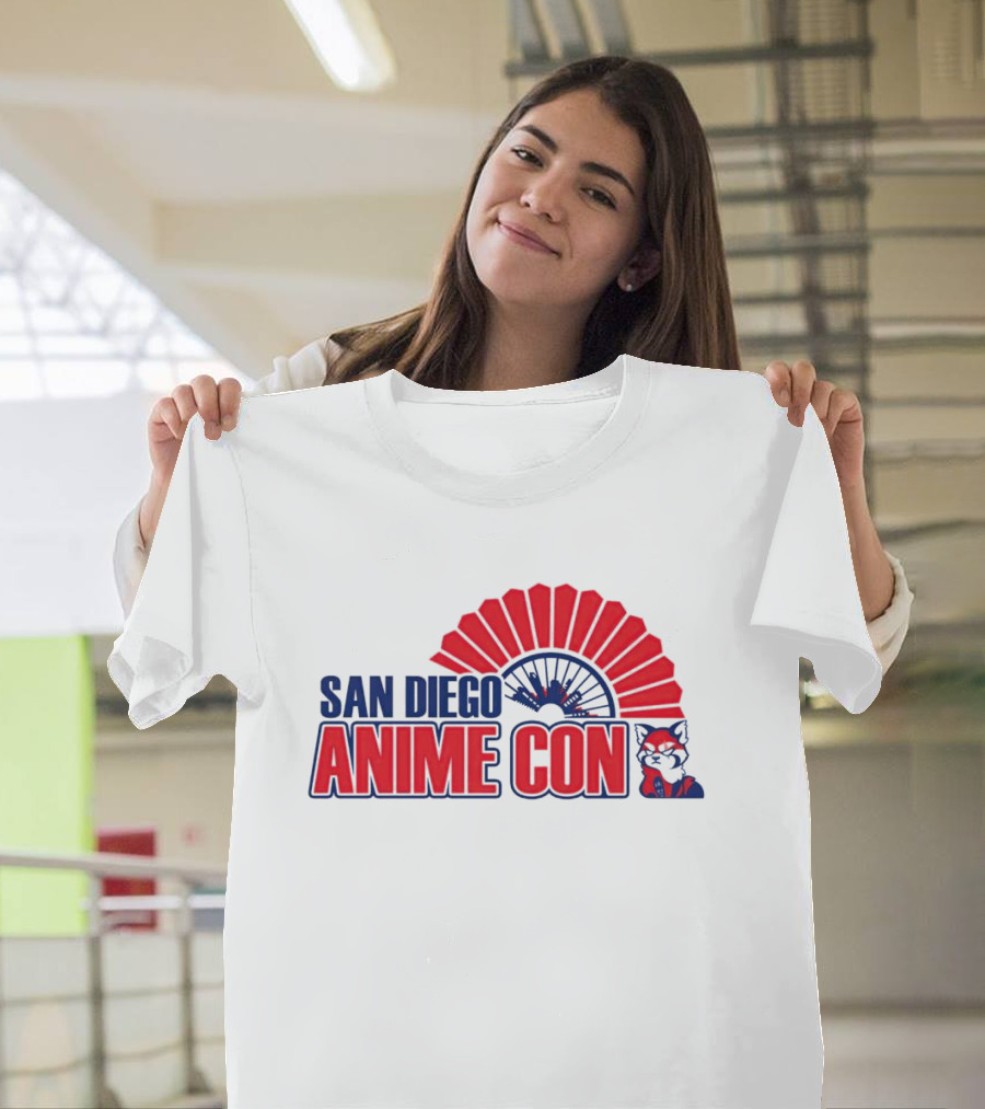San Diego Anime Con Fan And Character T-Shirt