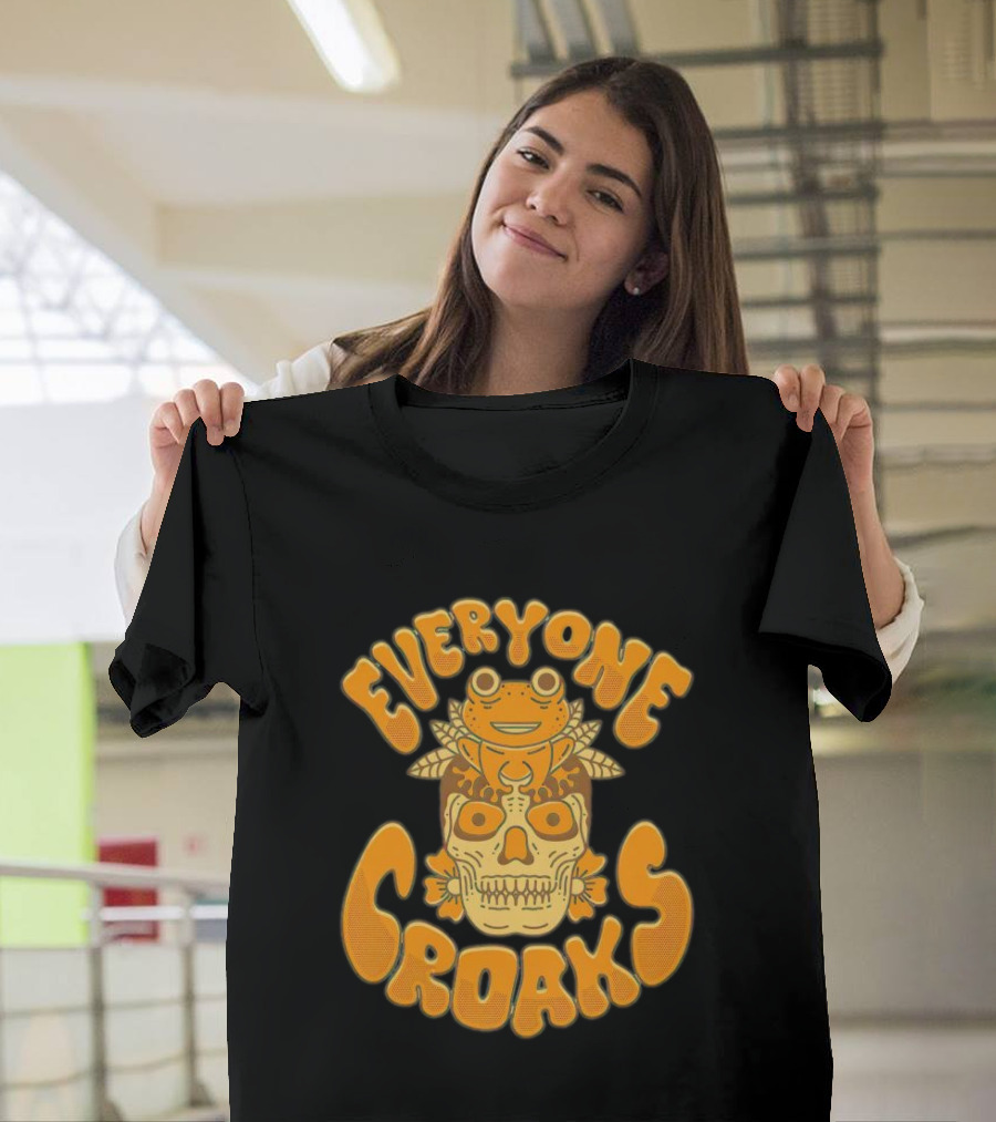 Everyone Croaks Sugar Skull Frog T-Shirt