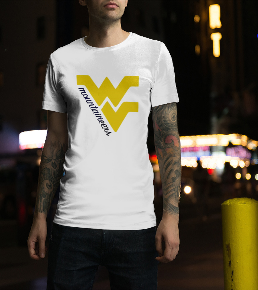 WVU Mountaineers Yellow WV T-Shirt