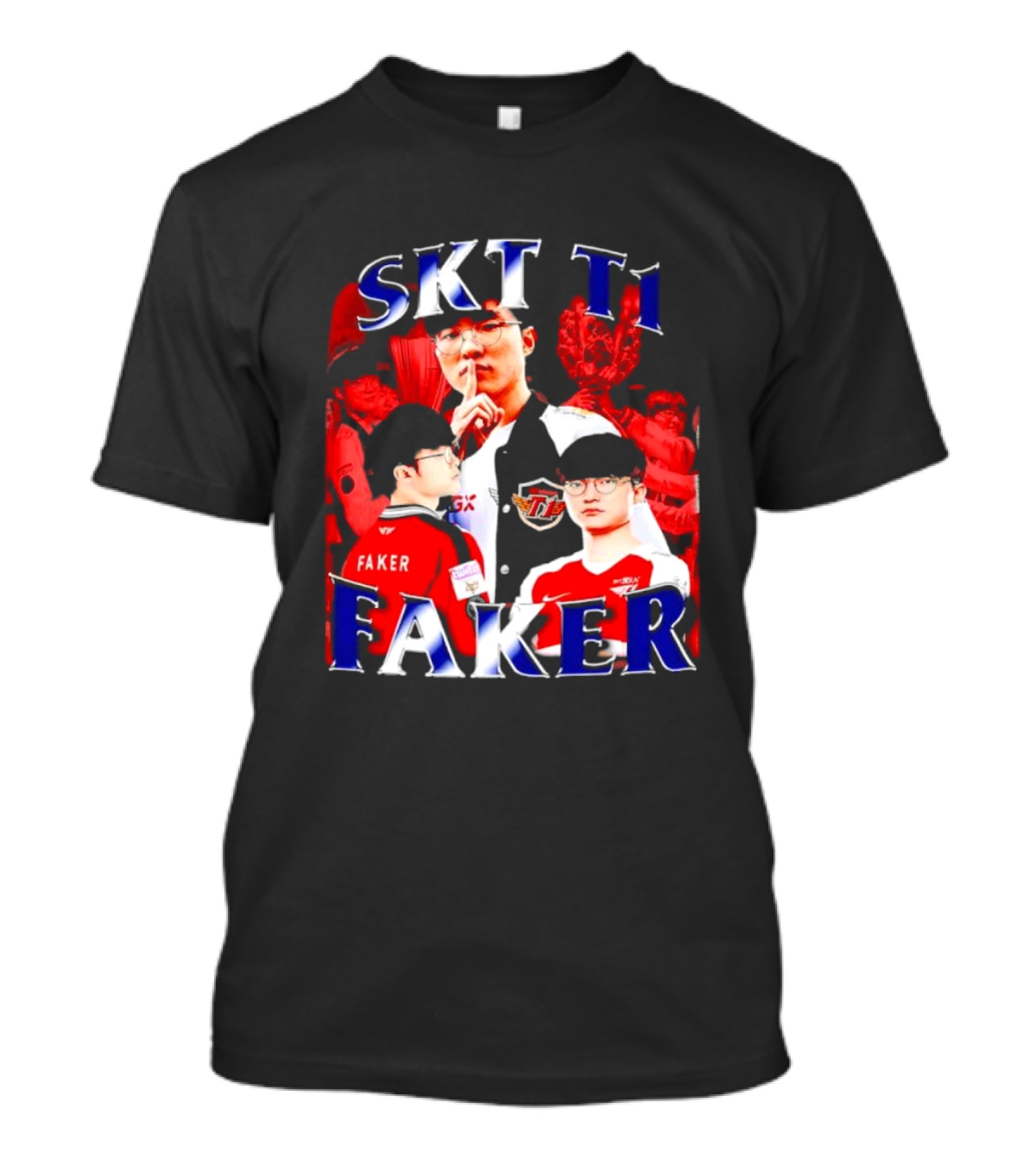 SKT T1 Faker Vintage Champion Legacy T-Shirt