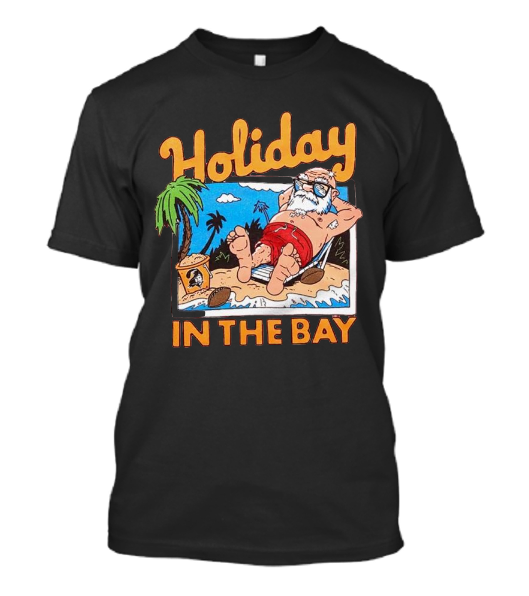 Holiday In The Bay Tampa Bay Buccaneers Christmas T-Shirt