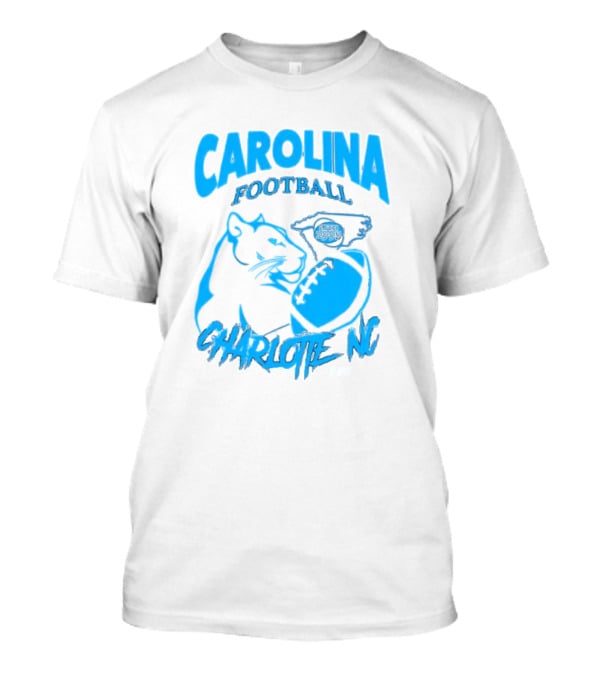Carolina Football Since 1995 Charlotte NC Panther T-Shirt