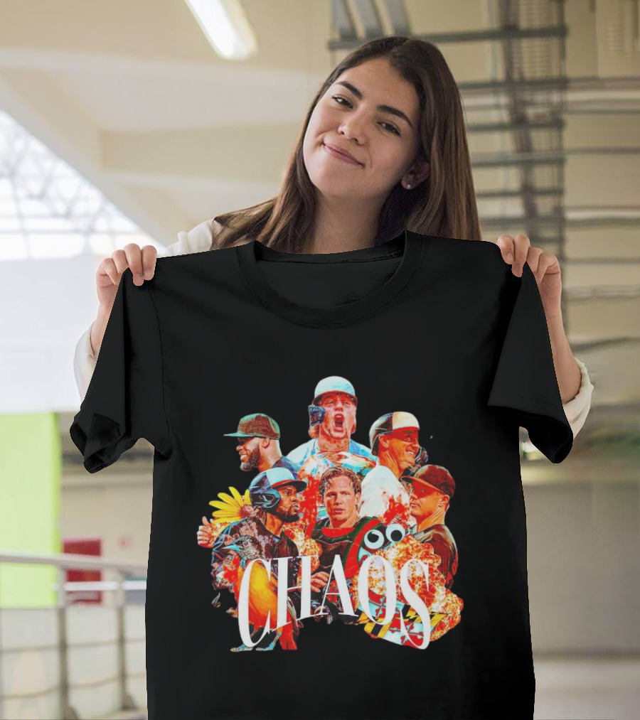 CHAOS Baltimore Orioles Baseball Players Action Collage T-Shirt