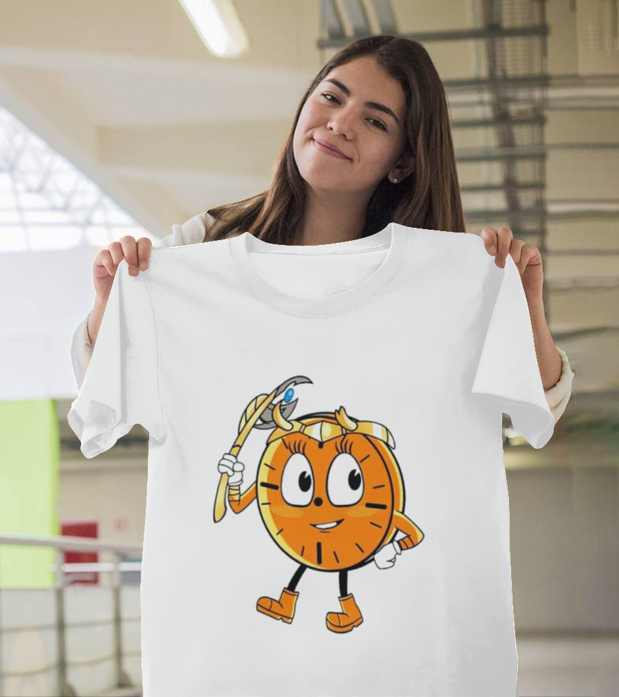 Time For Glorious Purpose Clock Character With Scepter T-Shirt