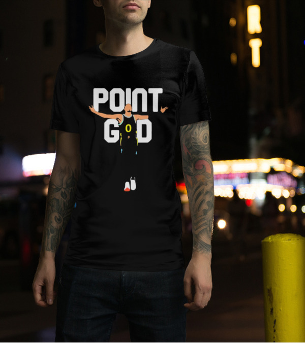 Point God Tyrese Haliburton Basketball Pose T-Shirt