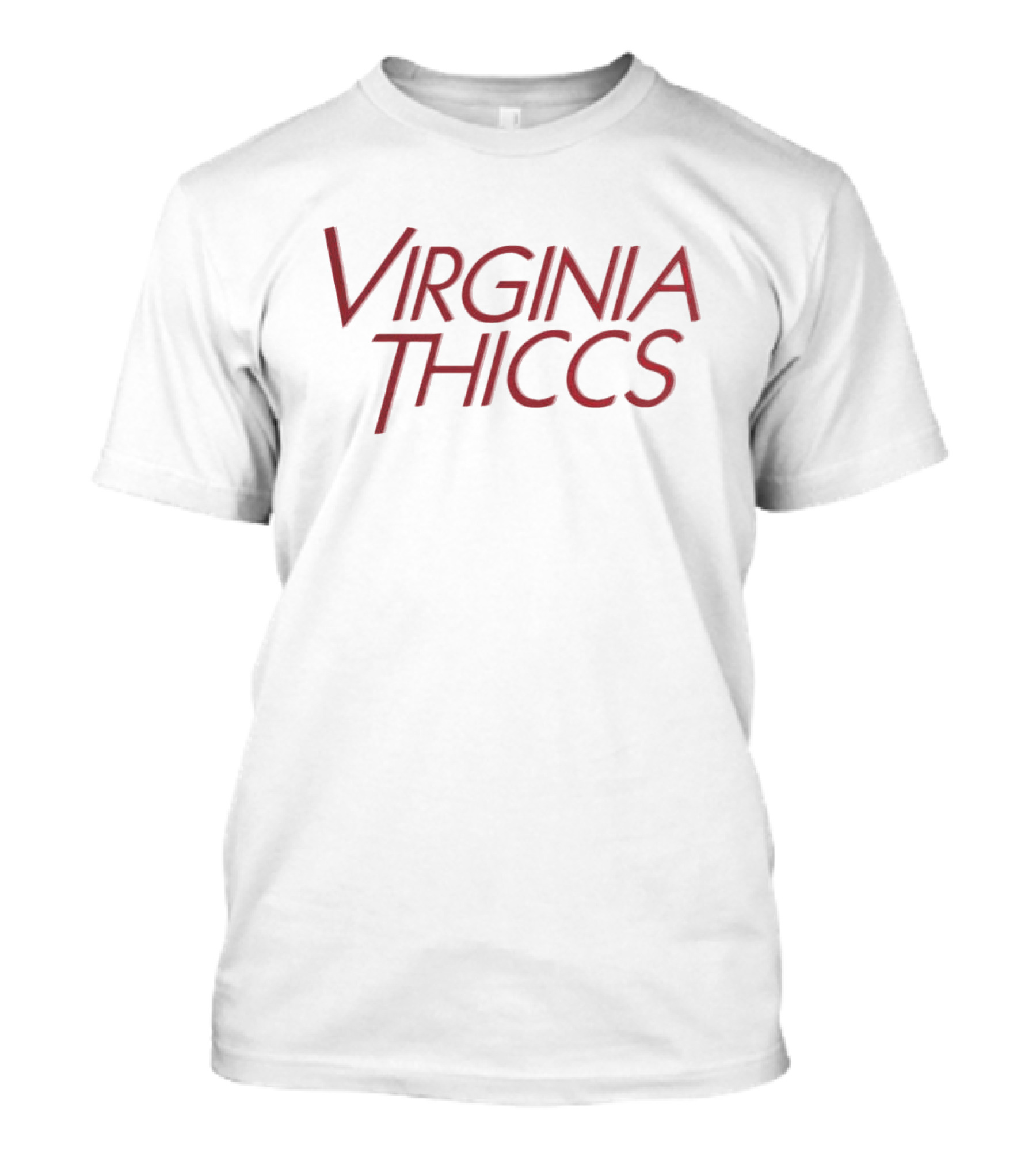 Virginia Thiccs Stranger Things Font T-Shirt