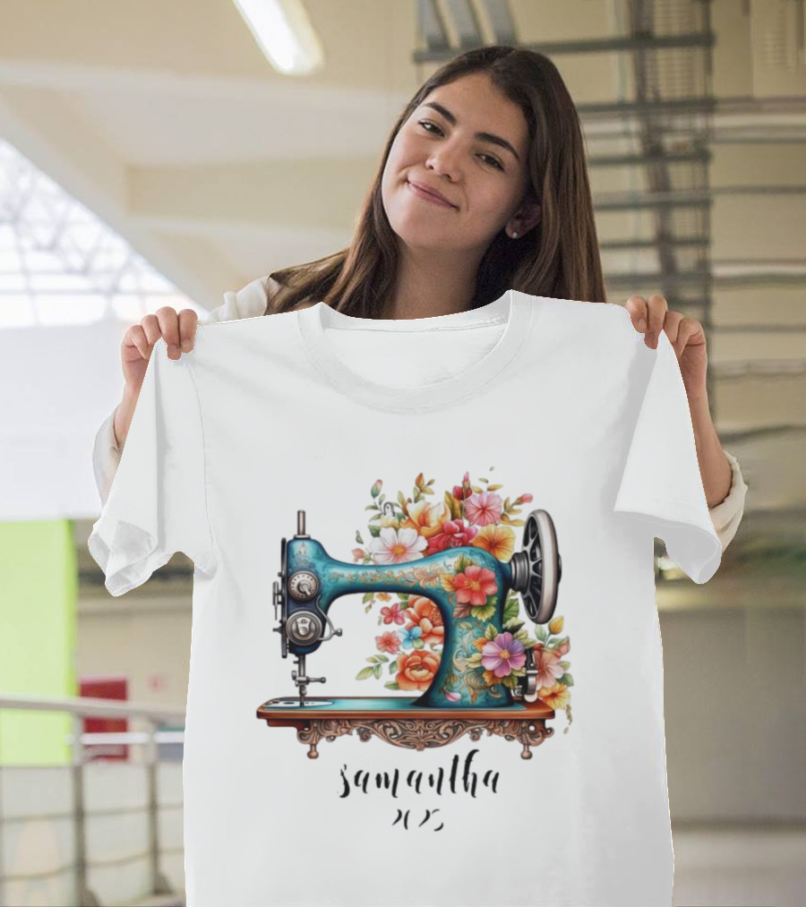 Sewing Machine Samantha Floral T-Shirt