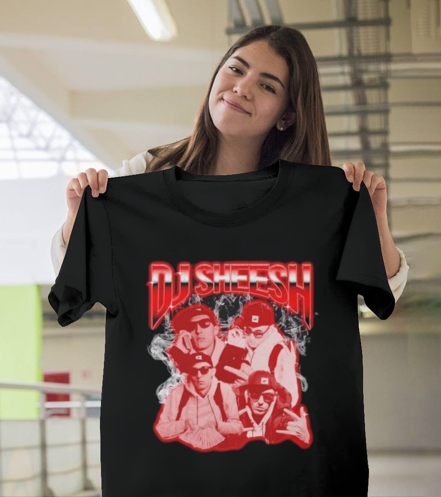 DJ Sheesh Smoking Cool Vibes with Cyclops Crew T-Shirt