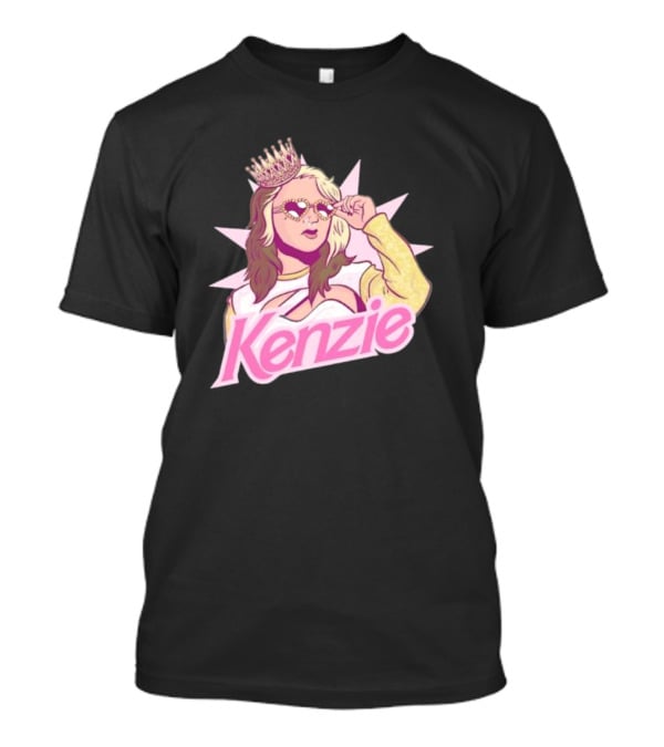 Kenzie Paige Pink Queen Icon With Crown And Sunglasses T-Shirt
