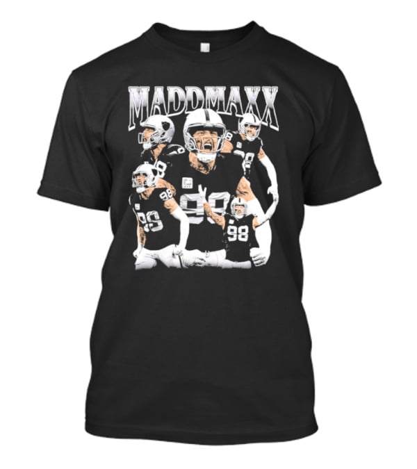 Madd Maxx Vintage Las Vegas Raiders Football Player Number 98 T-Shirt
