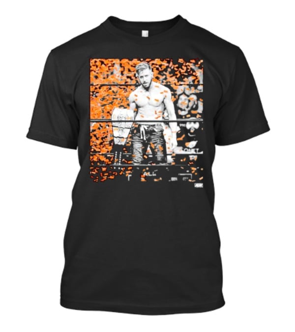 Orange Cassidy AEW Champion Confetti T-Shirt