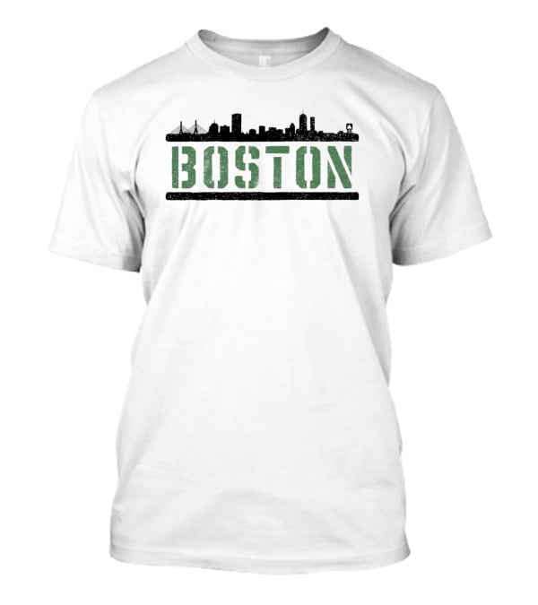 Boston Skyline Cityscape Building T-Shirt
