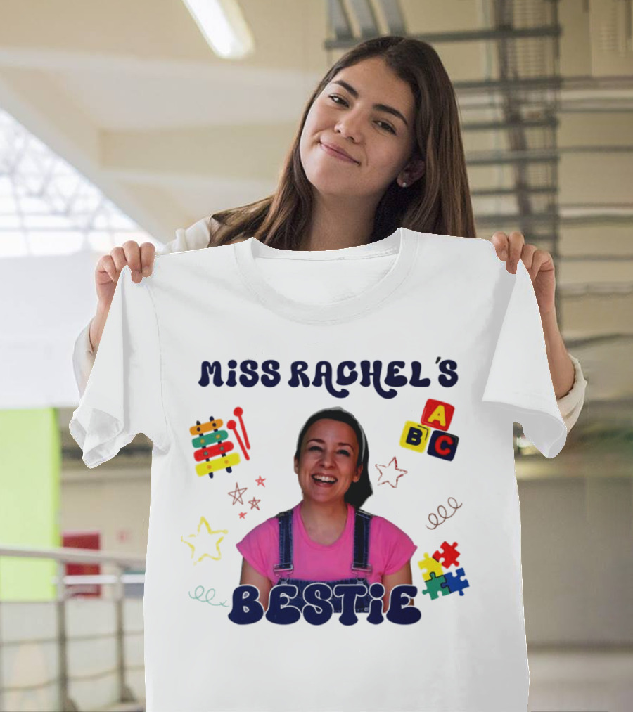 Miss Rachel's Bestie ABC Christmas Custom Name T-Shirt