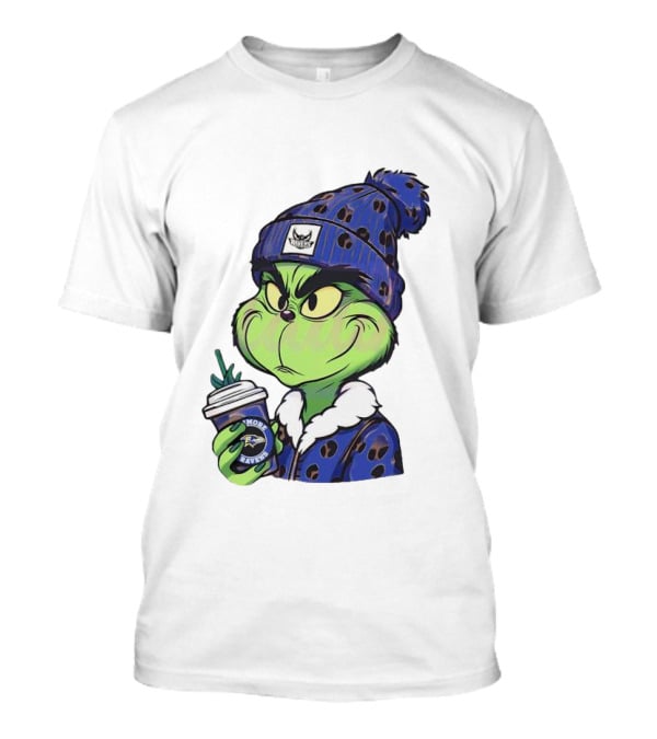 Grinch Boujee Baltimore Ravens Coffee Lover T-Shirt