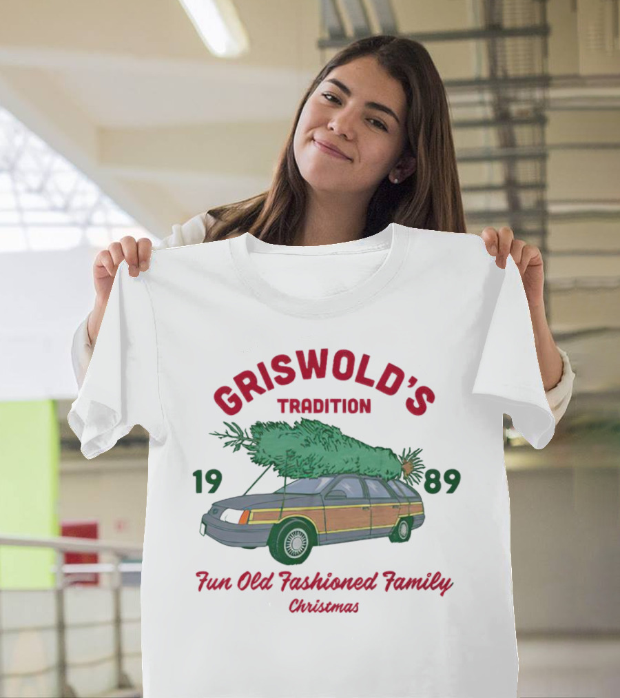 Griswold's Tradition 1989 Fun Old Fashioned Family Christmas T-Shirt