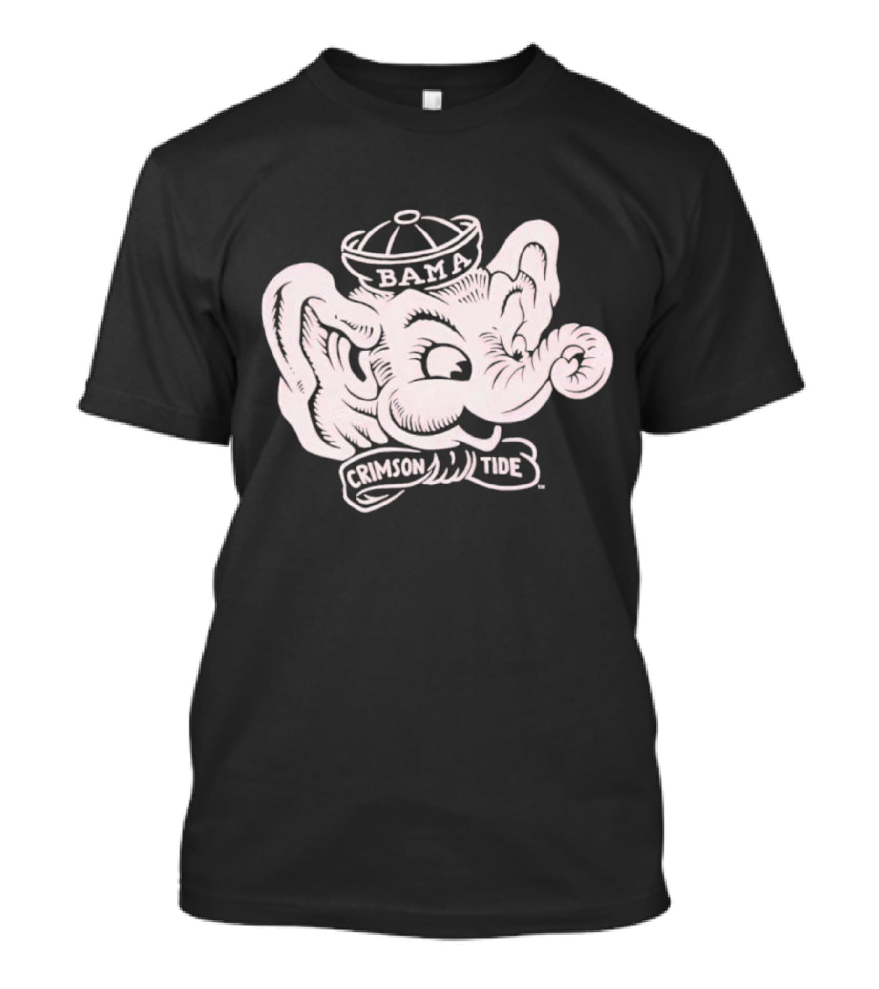 Bama Crimson Tide Big Al Vintage Retro T-Shirt