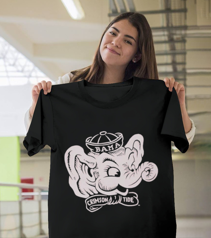 Bama Crimson Tide Big Al Vintage Retro T-Shirt
