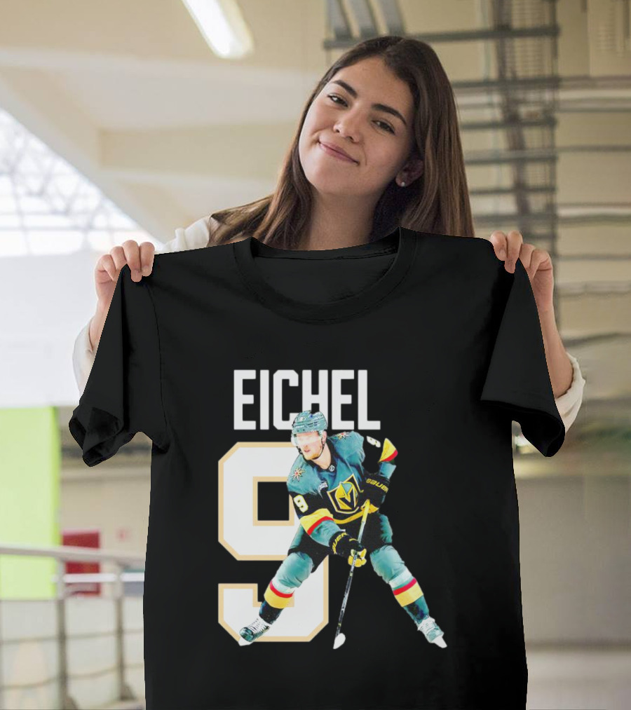Vegas Golden Knights Jack Eichel 9 Hockey Player MVP T-Shirt