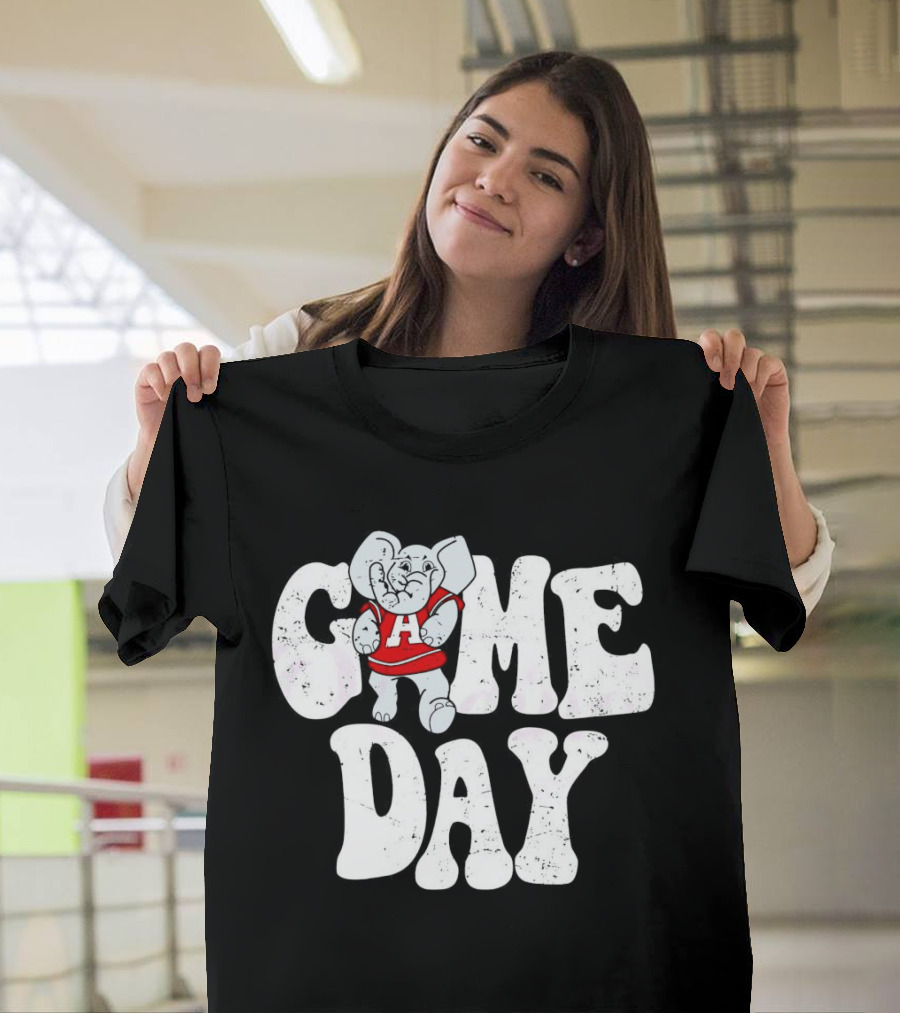 Alabama Crimson Tide Game Day Elephant Mascot T-Shirt