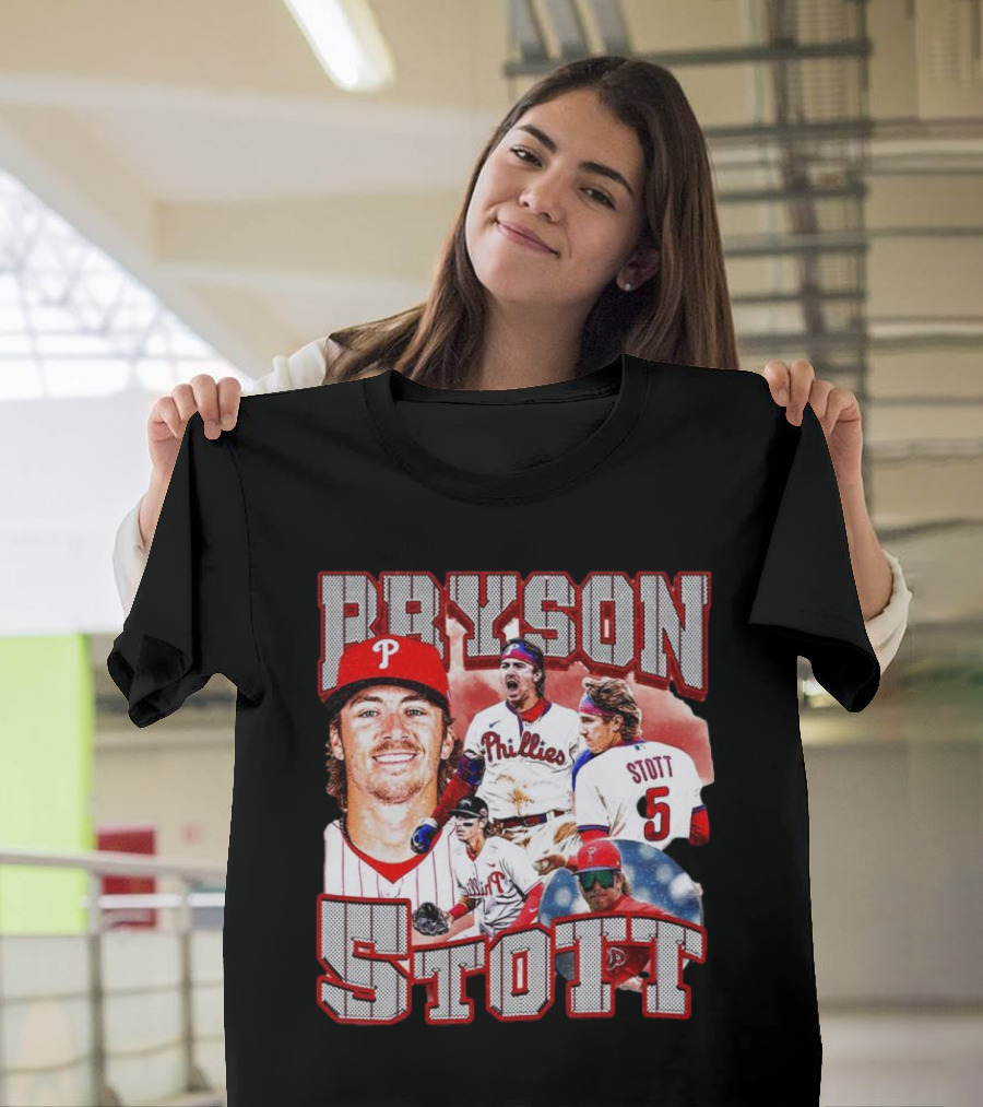 Bryson Stott Philadelphia Phillies Baseball Player T-Shirt
