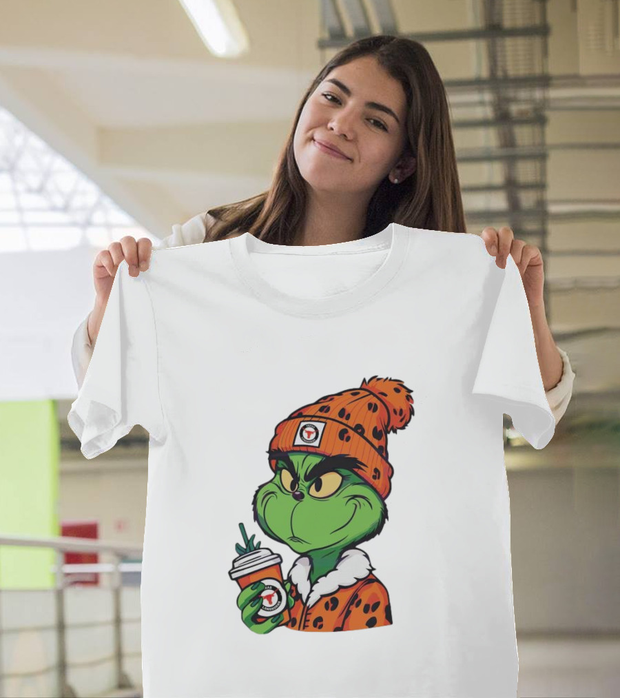 Grinch Boujee Texas Longhorns Cozy Coffee Lover T-Shirt