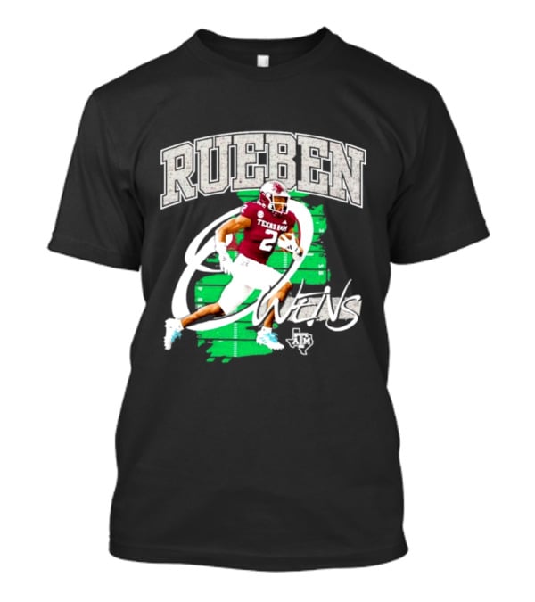 Rueben Owens Texas A&M Player Pose T-Shirt