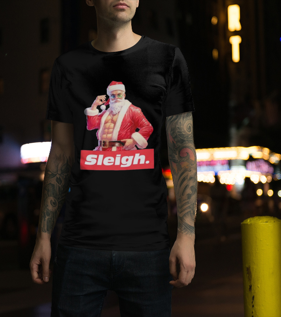 Sleigh Santa Christmas T-Shirt