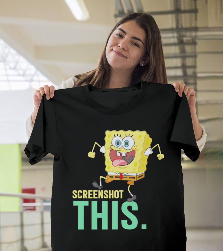 SpongeBob SquarePants Screenshot This Meme Joke T-Shirt
