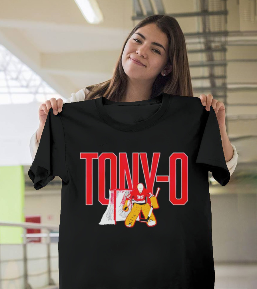 TONY-O 35 Hockey Goalie Net T-Shirt