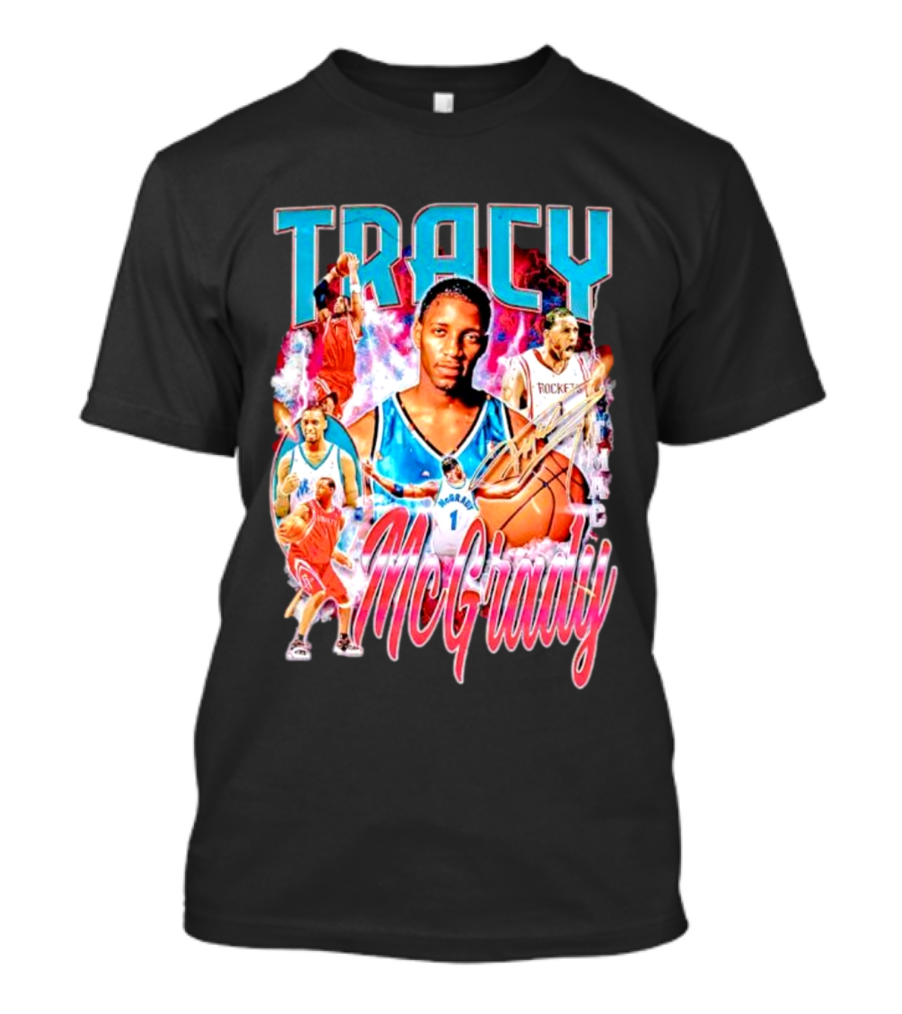 Tracy McGrady Basketball Rockets Legends TMAC T-Shirt