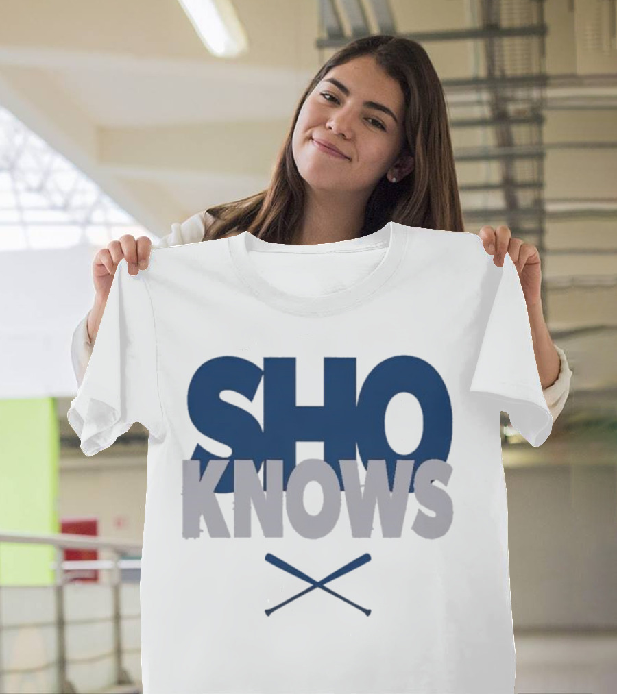 Shohei Ohtani Sho Knows LA Baseball T-Shirt