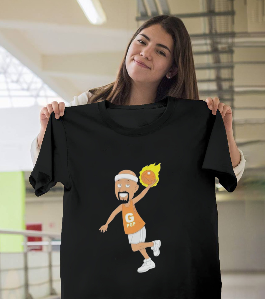 G Pop Flame Basketball T-Shirt