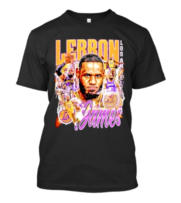 Lebron James Los Angeles Lakers 23 Iconic Basketball Legend T-Shirt