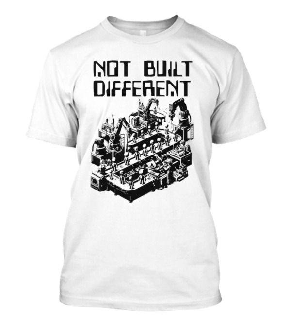 Not Built Different Assembly Line Robots T-Shirt