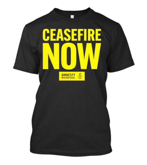 Ceasefire Now Amnesty International T-Shirt