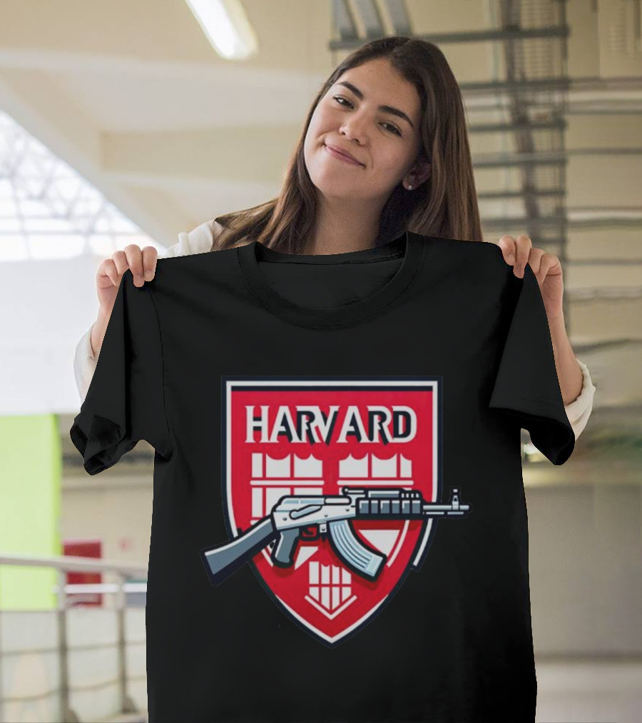 Dr. Eli David Harvard University AK-47 Shield T-Shirt