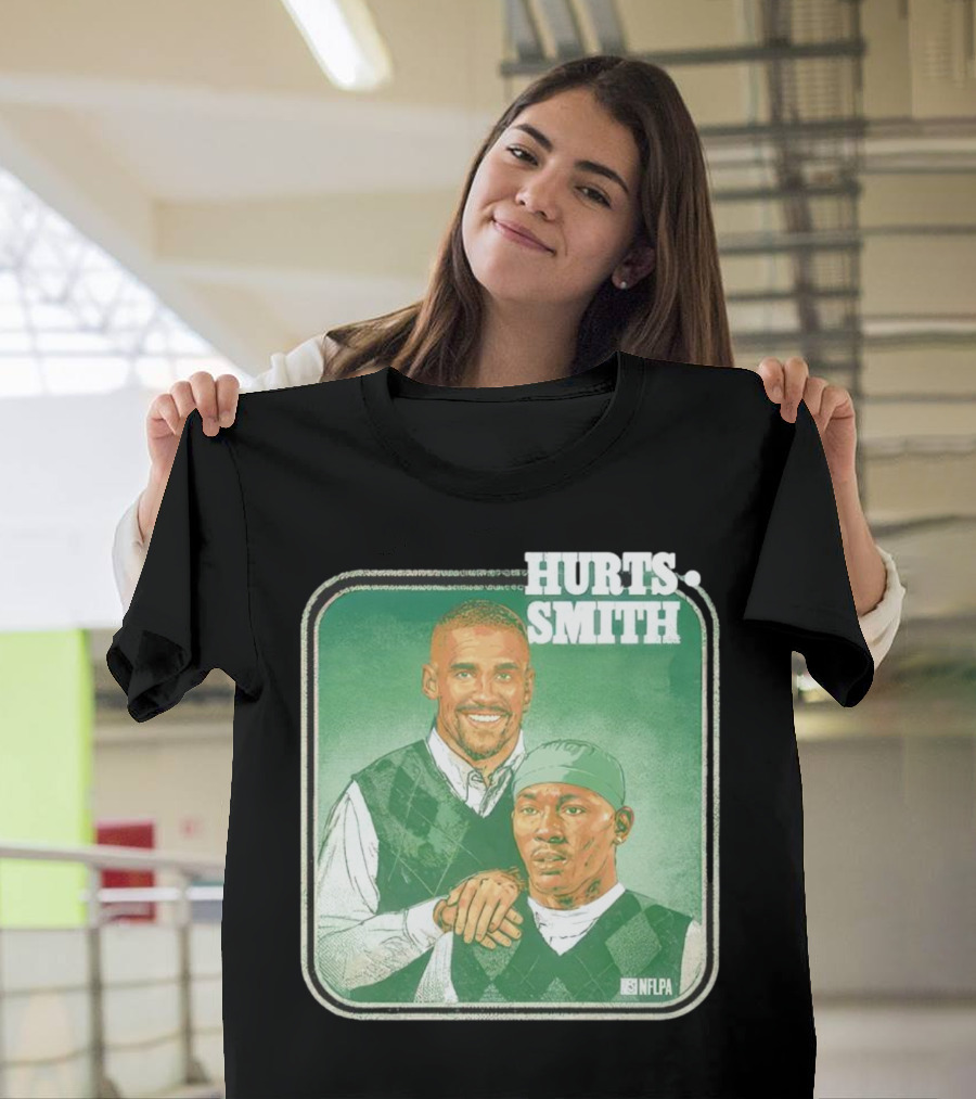 Jalen Hurts DeVonta Smith Philadelphia Step Brothers NFLPA Football T-Shirt