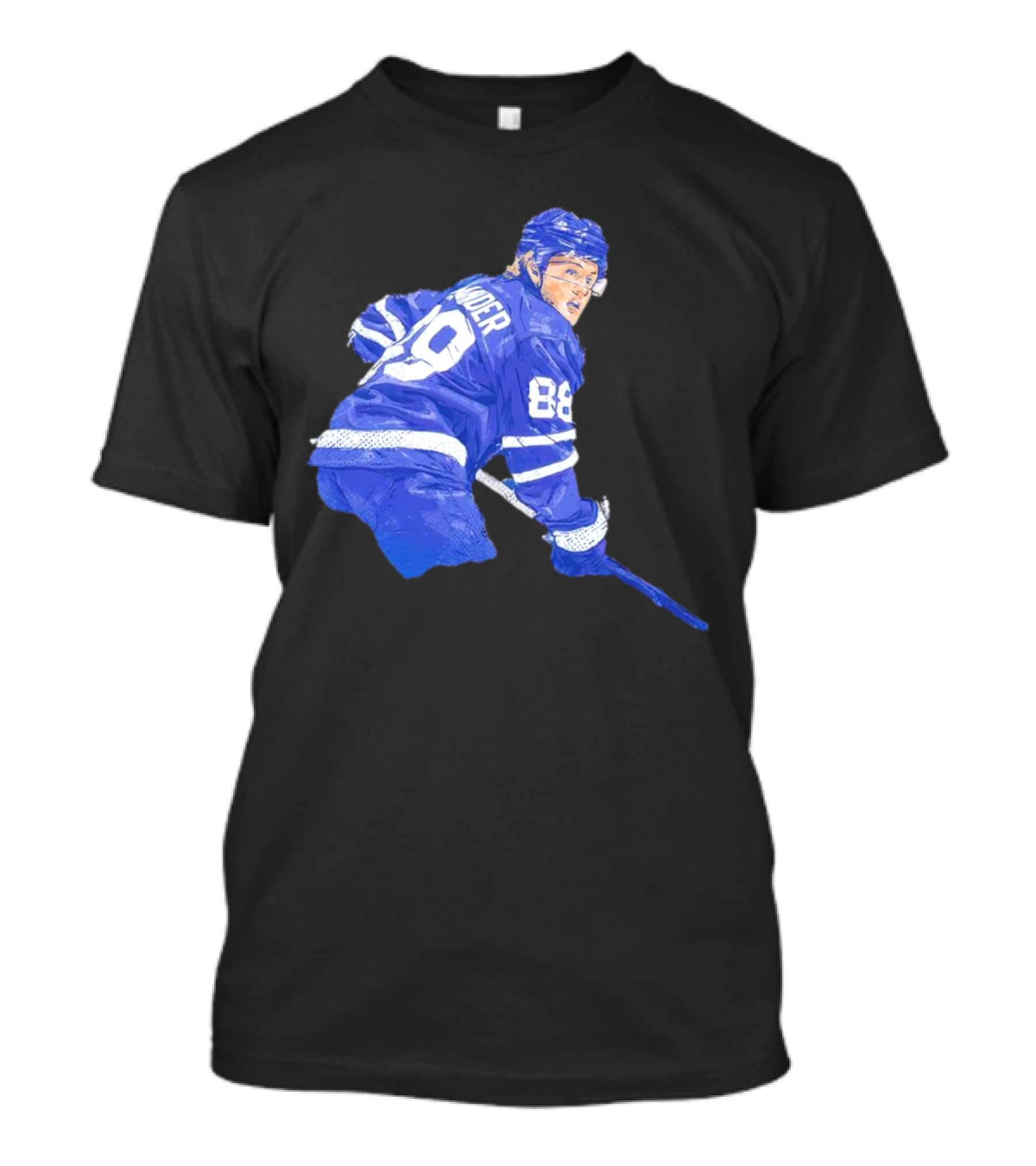 William Nylander Toronto Hockey Player Blue Jersey 88 T-Shirt