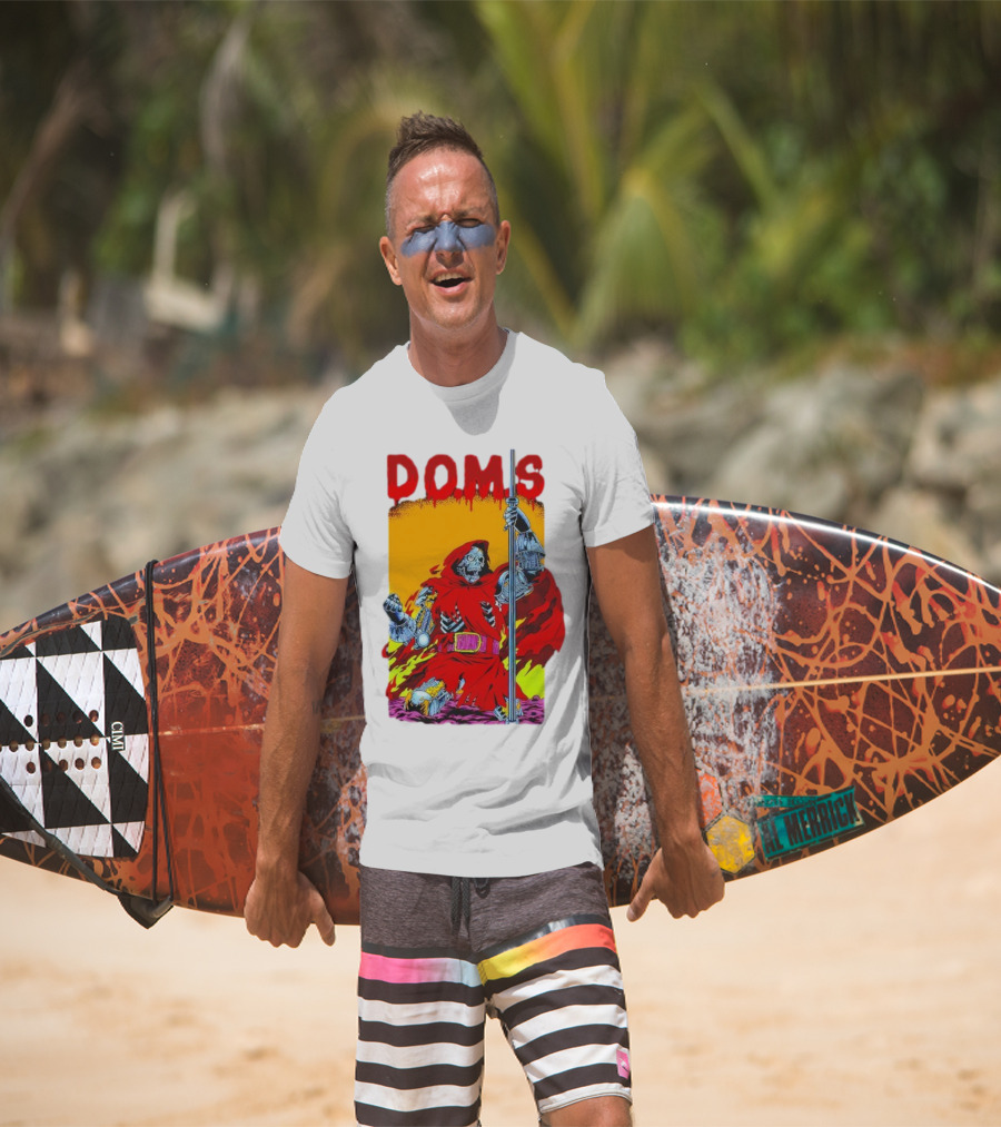 DOMS Warrior Skeleton Metal Armor Staff T-Shirt