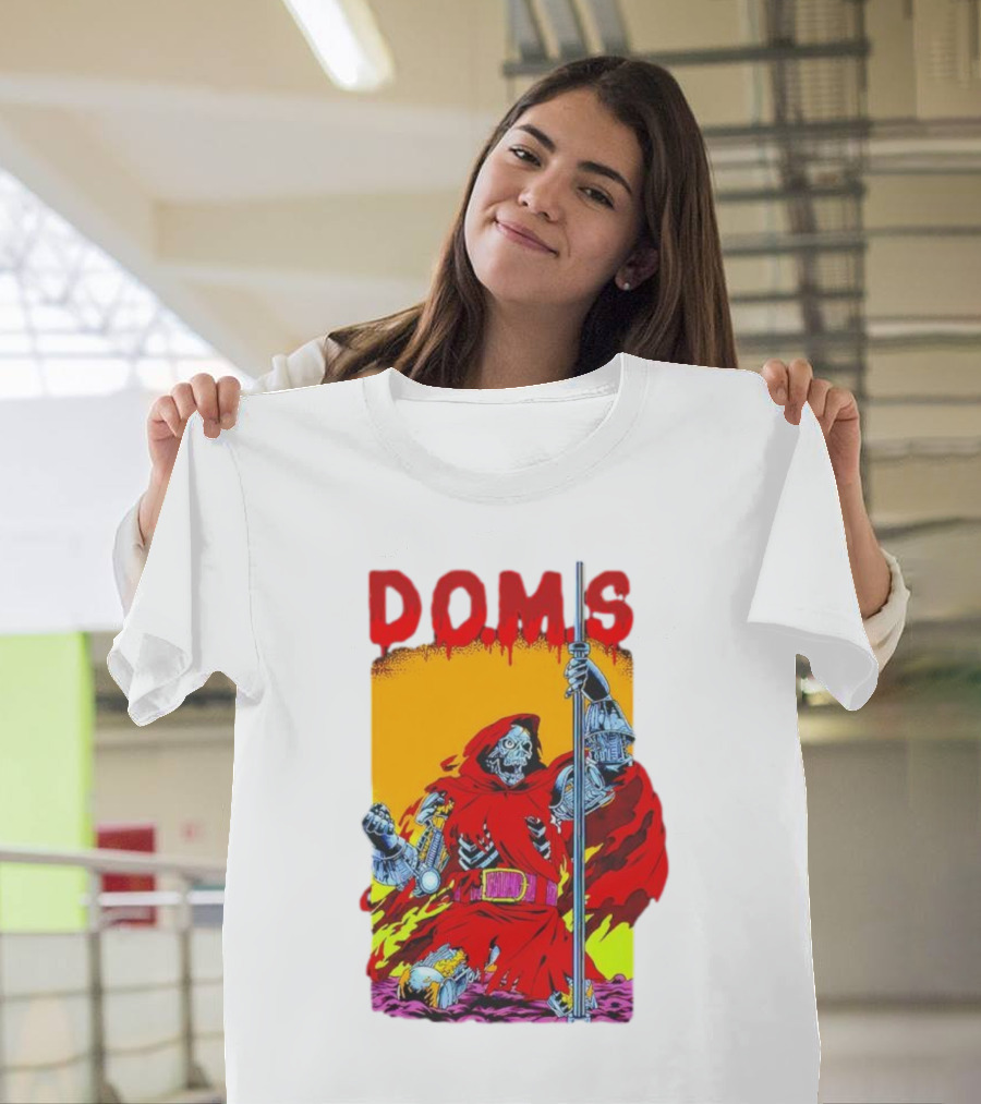DOMS Warrior Skeleton Metal Armor Staff T-Shirt