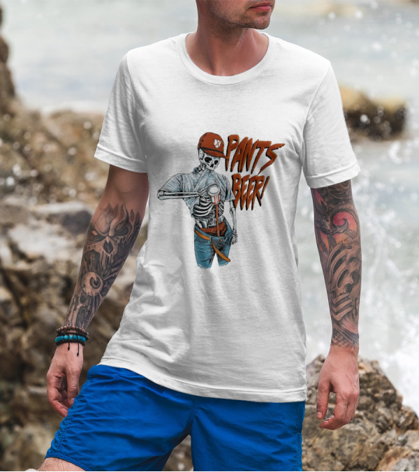 Skeleton Pants Beer T-Shirt