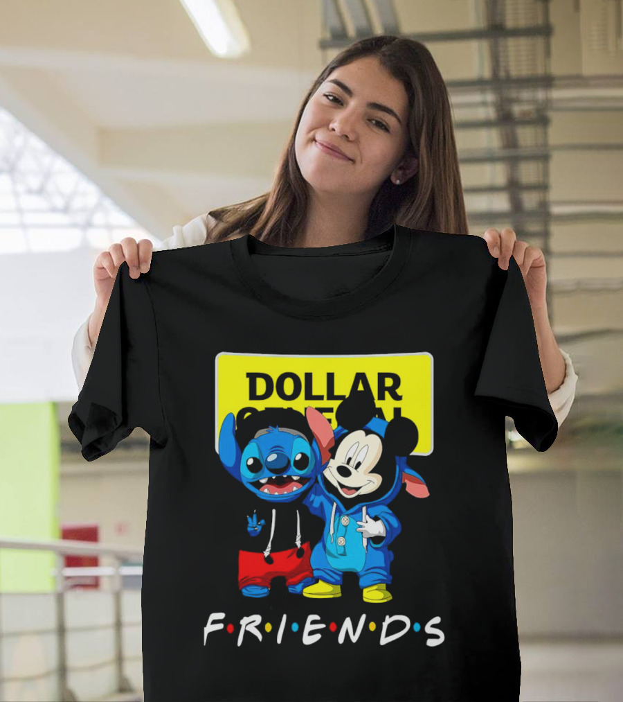 Stitch Mickey Friends Dollar General T-Shirt