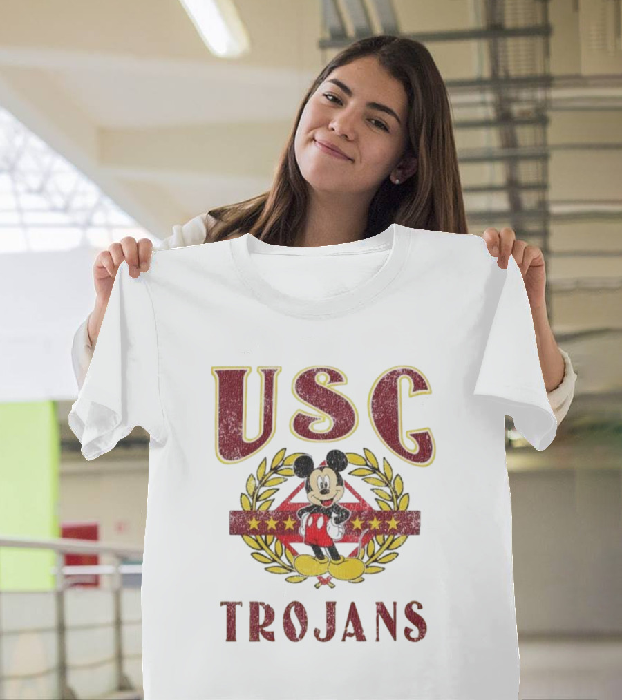 USC Trojans Disney Mickey Mouse T-Shirt