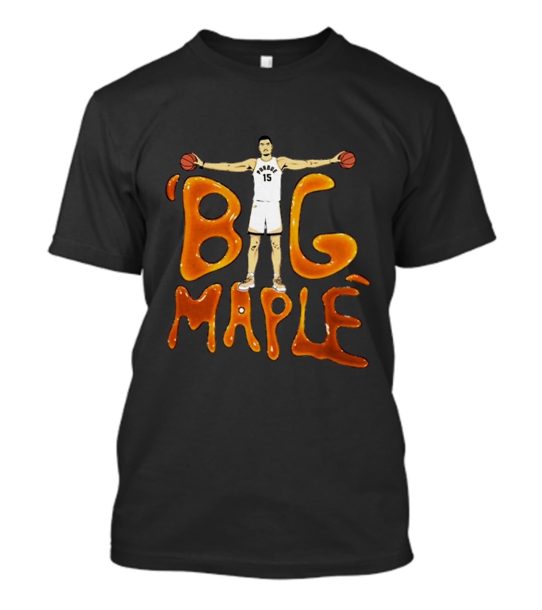 Big Maple Zach Edey Purdue Basketball Number 15 T-Shirt
