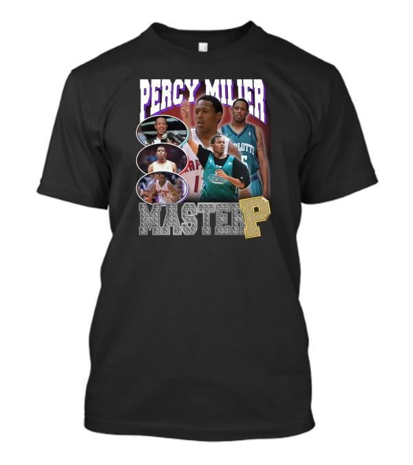 Percy Miller Master P Basketball Collage T-Shirt