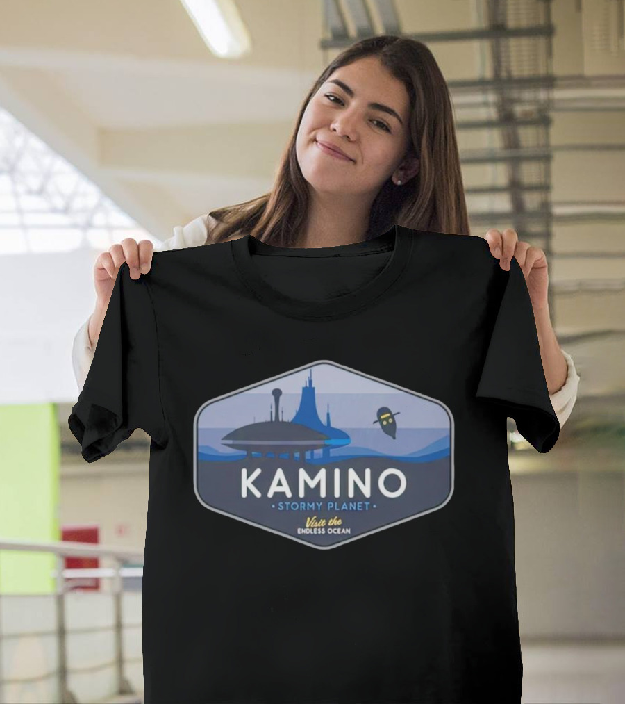 Kamino Stormy Planet Visit the Endless Ocean T-Shirt