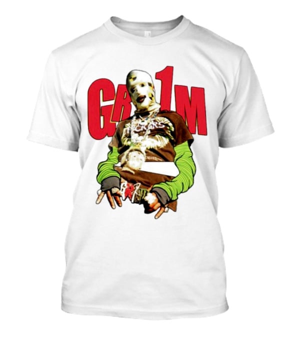 AWGE Grim Effigy With Masks And Layered Clothing T-Shirt