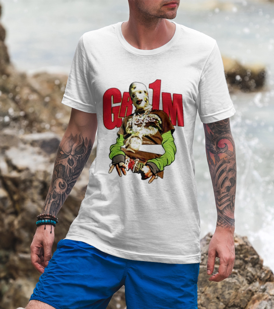 AWGE Grim Effigy With Masks And Layered Clothing T-Shirt